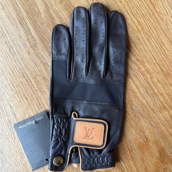 NWT Louis Vuitton Brown Leather Golf Glove